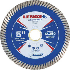 LENOXサイレントマックスターボ125静音ダイヤモンドホイール LX4722 LENOXサイレントマックスターボ125静音ダイヤモンドホイール LX4722