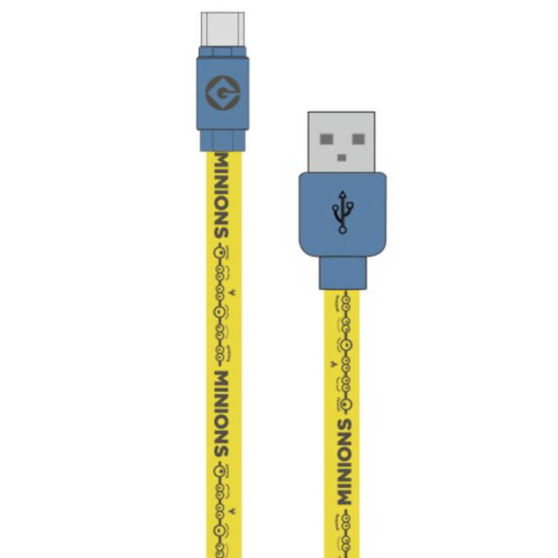 グルマンディーズ グルマンディーズ 怪盗グルーシリーズ(ミニオンズ) Type-C対応 同期&充電ケーブル Gロゴ MINI-99A MINI-99A