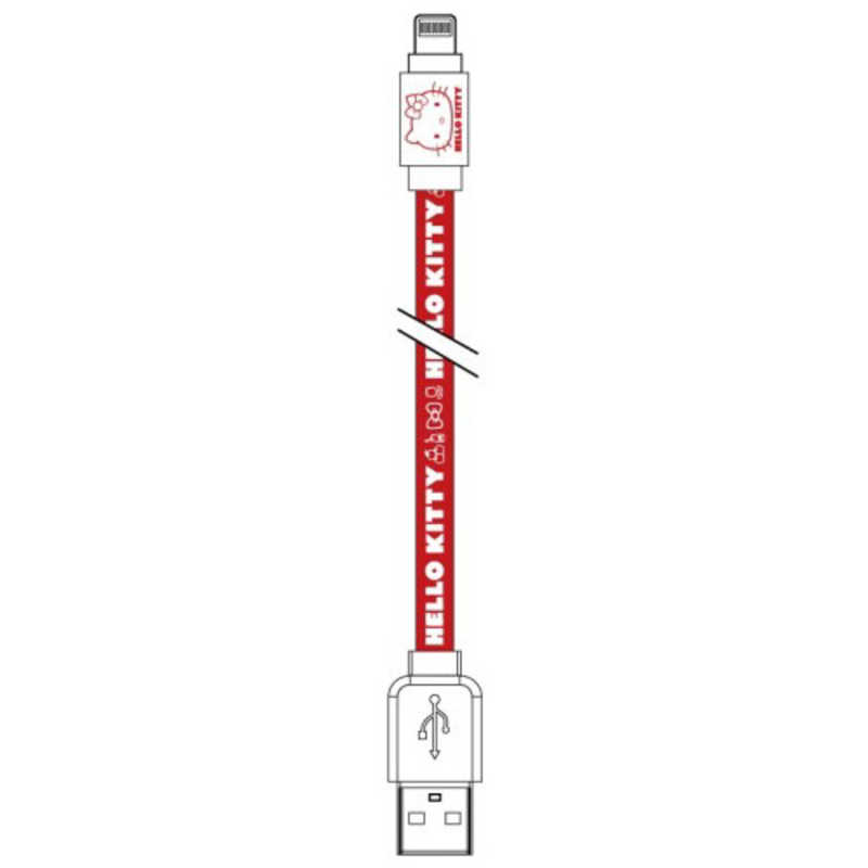 グルマンディーズ グルマンディーズ サンリオ Lightning対応 同期&充電ケーブル ハローキティ SAN-793KT SAN-793KT