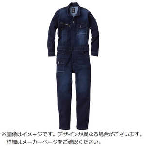 桑和 NBW 2082-20 つなぎ ミッドインディゴ 6L 2082205576L 桑和 NBW 2082-20 つなぎ ミッドインディゴ 6L 2082205576L