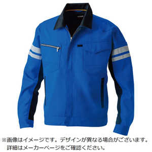 桑和 9664 長袖ブルゾン(反射材付き) ブルー LL 96648LL 桑和 9664 長袖ブルゾン(反射材付き) ブルー LL 96648LL