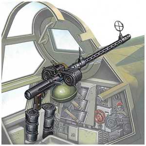 ファインモールド 1/48 航空機用ナノ・アヴィエーションシリーズ MG15 7.92mm旋回機銃(海軍一式/陸軍九八式) ファインモールド 1/48 航空機用ナノ・アヴィエーションシリーズ MG15 7.92mm旋回機銃(海軍一式/陸軍九八式)