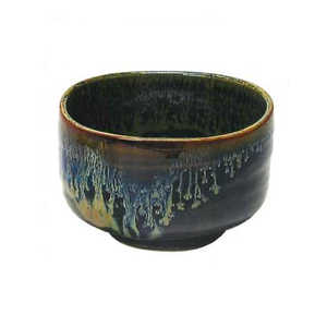 カネセ 抹茶碗 天目流し 電子レンジ対応 W-202