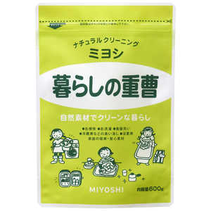 ミヨシ石鹸 「暮らしの重曹」本体(600g) クラシノジュウソウ600G