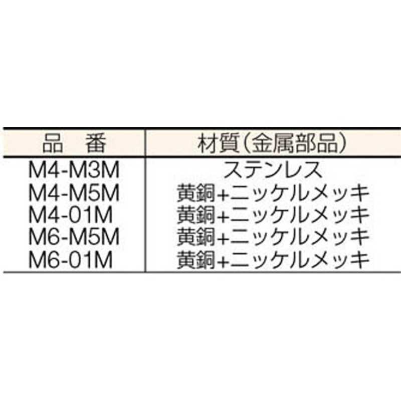 千代田通商 千代田通商 ミニメイルコネクター 6mm･R1/8 M601M M601M