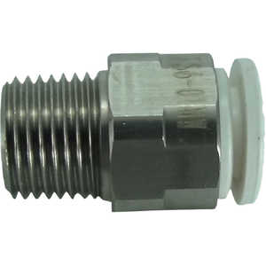 千代田通商 ファイブSUSメイルコネクタ 白 6mm･R1/8 FS601MW