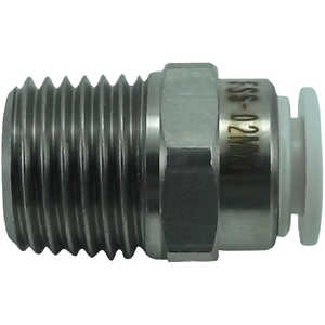 千代田通商 ファイブSUSメイルコネクタ 白 6mm･R1/4 FS602MW