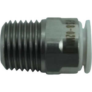 千代田通商 ファイブSUSメイルコネクタ 白 8mm･R1/4 FS802MW