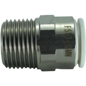 千代田通商 ファイブSUSメイルコネクタ 白 10mm・R3/8 FS1003MW 千代田通商 ファイブSUSメイルコネクタ 白 10mm・R3/8 FS1003MW