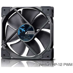 FRACTALDESIGN ケースファン[120mm/1800RPM] Fractal Design Venturi FD-FAN-VENT-HP12-PWM-BK