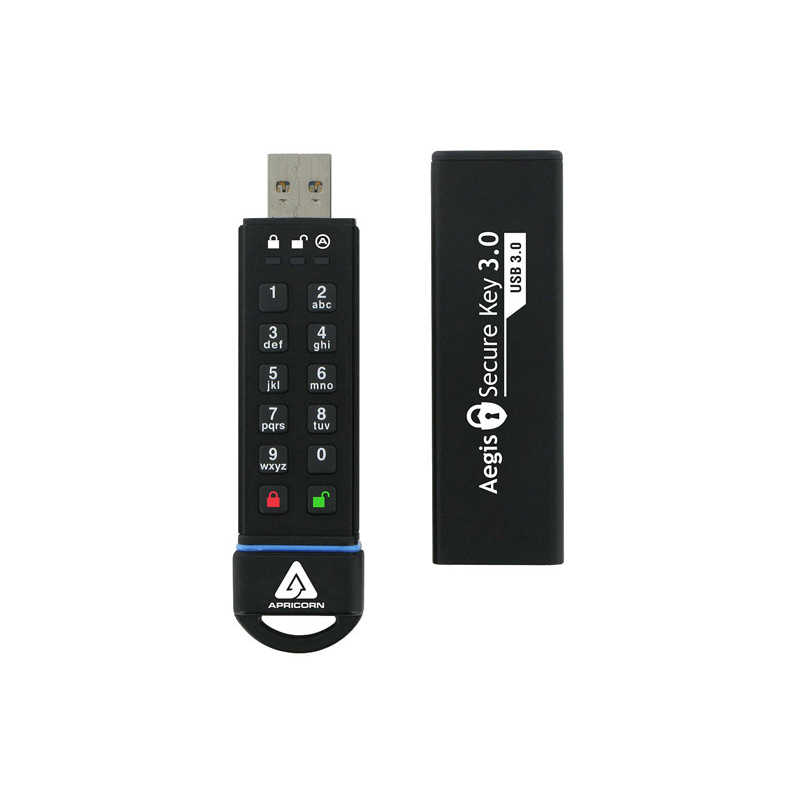APRICORN APRICORN アプリコーン USBメモリ Aegis Secure Key [480GB /USB3.0 /USB TypeA /キャップ式] ASK3-480GB ASK3-480GB
