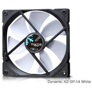 FRACTALDESIGN ե[140mm/1000RPM] Fractal Design Dynamic X2 GP-14 White FD-FAN-DYN-X2-GP14-WT