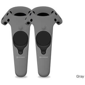 HYPERKIN VR機器用シリコン保護ケース Gelshell Wand Silicone Skin for HTC VIVE (2pcs/pack)-Gray　グレー M07201GR