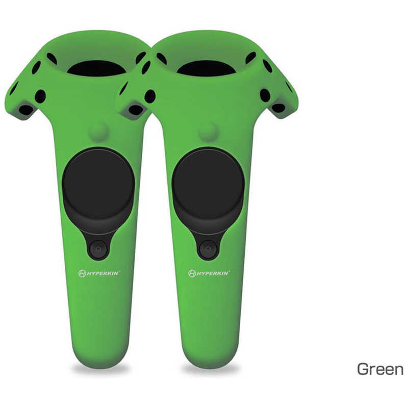 HYPERKIN HYPERKIN VR機器用シリコン保護ケース Gelshell Wand Silicone Skin for HTC VIVE (2pcs/pack)-Green　グリーン M07201GN M07201GN