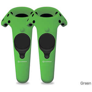 HYPERKIN VR機器用シリコン保護ケース Gelshell Wand Silicone Skin for HTC VIVE (2pcs/pack)-Green　グリーン M07201GN