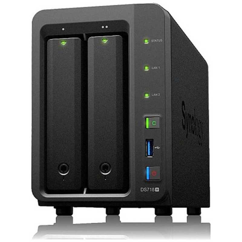 SYNOLOGY SYNOLOGY NASキット Intel Celeron J3455クアッドコア搭載（2ベイ） DS718+ DS718+