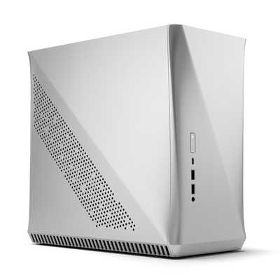 FRACTALDESIGN PCケース Era ITX Silver - White Oak シルバー FD-CA