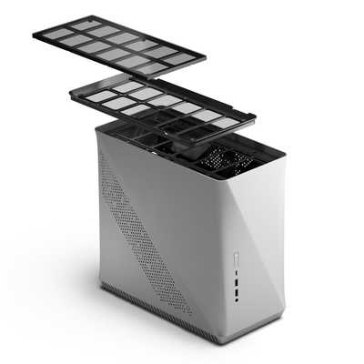 FRACTALDESIGN PCケース Era ITX Silver - White Oak シルバー FD-CA