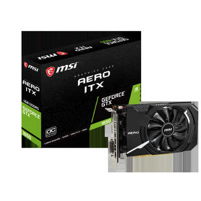 MSI GeForce GTX 1650 AERO ITX 4G OC「バルク品」 GEFORCEGTX1650AEROIT ...