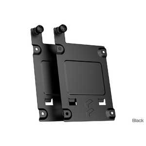 FRACTALDESIGN 〔SSDブラケット〕 SSD Tray kit - Type B (2個) ブラック FDABRKT001