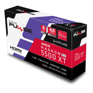 SAPPHIRE SAPPHIRE PULSE RADEON RX 5500 XT 8G GDDR6 HDMI/T｢バルク品｣ SAPRX5500XTPULSE8G