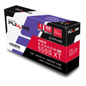 SAPPHIRE SAPPHIRE PULSE RADEON RX 5500 XT 4G GDDR6 HDMI/T｢バルク品｣ SAPRX5500XTPULSE4G