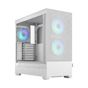 FRACTALDESIGN PCケース［ATX /Micro ATX /Mini-ITX］Pop Air RGB White TG Clear Tint ホワイト FD-C-POR1A-01