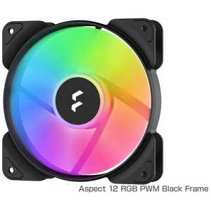 FRACTALDESIGN ケースファン ［120mm/2000RPM］ Aspect 12 RGB PWM Black Frame FD-F-AS1-1205