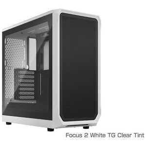 FRACTALDESIGN PCATX/microATX/Mini-ITXFocus 2 White TG Clear Tint FD-C-FOC2A-02