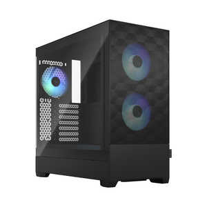 FRACTALDESIGN PCケース［ATX /Micro ATX /Mini-ITX］Pop Air RGB Black TG Clear Tint ブラック FD-C-POR1A-06