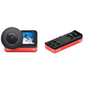 SHENZHENARASHIVISION レンズ交換対応アクションカメラ Insta360 ONE R 1インチ版+ Battery Base
