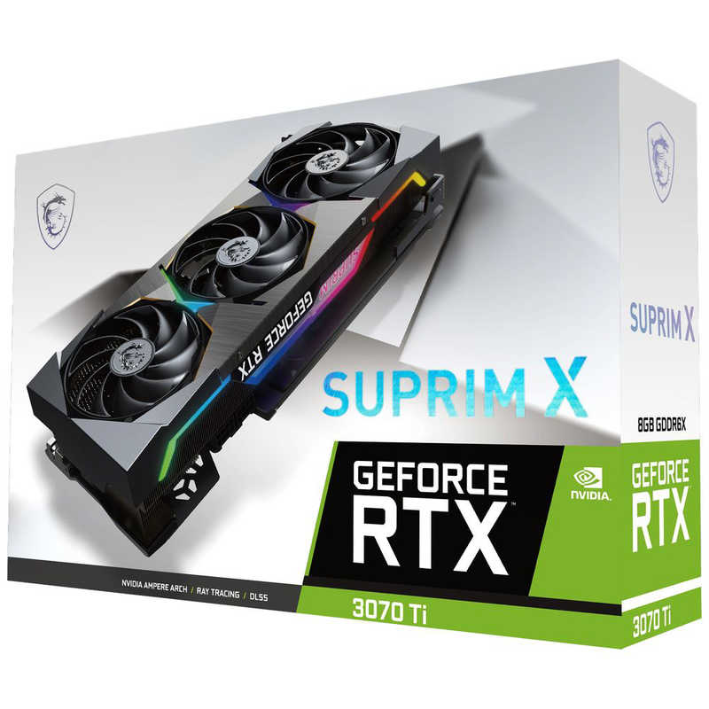 MSI MSI グラフィックボード GeForce RTX 3070 Ti SUPRIM X 8G [GeForce RTXシリーズ /8GB]｢バルク品｣ GeForceRTX3070TiS GeForceRTX3070TiS