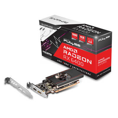 韓国ブランド通販サイト PULSE グラフィックボード SAPPHIRE Radeon 4GB GAMING 6400 RX グラフィックボード・グラボ・ビデオカード