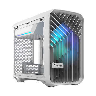 FRACTALDESIGN PCケース［Mini-ITX /Mini-DTX］Torrent Nano White RGB