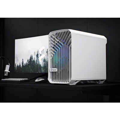 g*a様 FractalDesign Torrent Nano White PC Amazon | Fractal Design Torrent Nano White TG Clear Tint