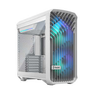 FRACTALDESIGN PCケース［ATX /Micro ATX /Extended ATX /Mini-ITX /SSI-CEB］Torrent Compact White RGB TG Clear Tint FDCTOR1C05