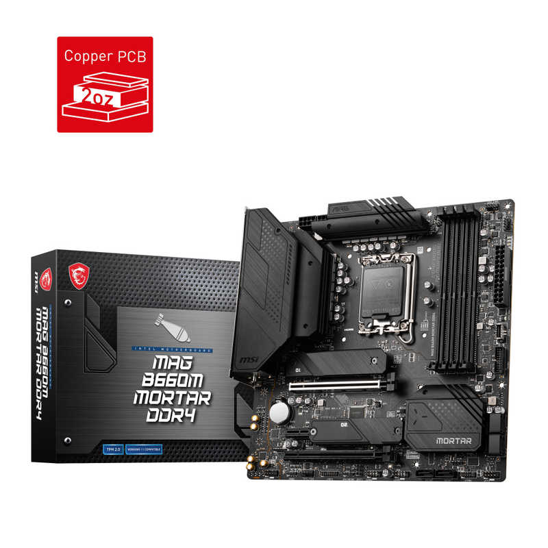 MSI MSI ゲーミングマザーボード［MicroATX /LGA1700］ MAG B660M MORTAR DDR4 MAG B660M MORTAR DDR4