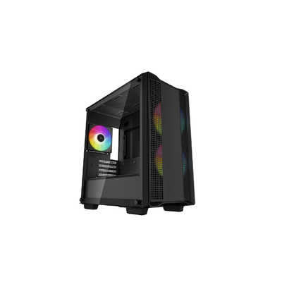 DEEPCOOL  PCケース ARGB R-CC360-BKAPM3-G-1 DEEPCOOL PCケース［Micro ATX /Mini-ITX］CC360 ARGB ブラック