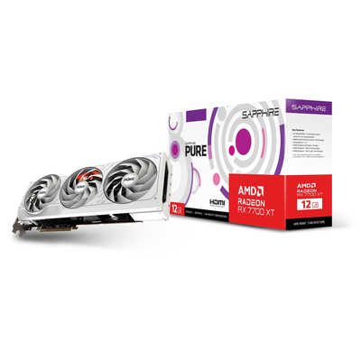 SAPPHIRE PURE Radeon RX 7700 XT GAMING OC 12GB GDDR6 GB113350320G 