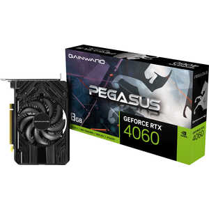 GAINWARD RTX4060 PEGASUS 8G GDDR6 128bit 3-DP HDMI V1 (�~16) �mGeForce RTX�V���[�Y /8GB�n�u�o���N�i�v NE64060019P1-1070E-G-V1