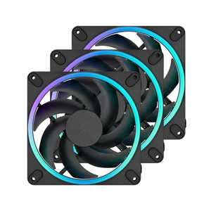 FRACTALDESIGN Momentum 14 RGB 3-pack Black FD-F-MR1-1403 FRACTALDESIGN Momentum 14 RGB 3-pack Black FD-F-MR1-1403