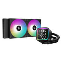 DEEPCOOL 水冷CPUクーラー 120mmファンx2 ［LGA1700/1200/1155/1151