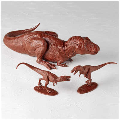 海洋堂 ARTPLA 研究員とティラノサウルスセット の通販 - カテゴリ