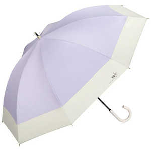 ワールドパーティー 日傘 長傘 遮光 切り継ぎロング Wpc. [ 晴雨兼用傘 / 55cm ] ラベンダー 81-16423-101