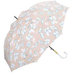 ワールドパーティー 雨傘 長傘 シルエットフラワー Wpc. [ 晴雨兼用傘 / 58cm ] ベージュ 6232-03-001