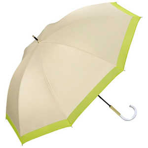 ワールドパーティー 日傘 長傘 遮光 オーガンジーバイカラー Wpc. [ 晴雨兼用傘 / 55cm ] ベージュ 81-16536-101