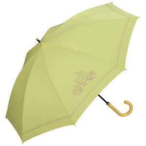 ワールドパーティー 日傘 長傘 T/Cすずらん刺繍 Wpc. [ 晴雨兼用傘 / 50cm ] ピスタチオ 81-33177-101