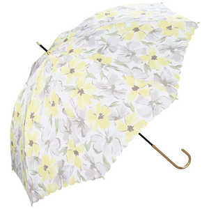 ワールドパーティー 雨傘 長傘 フラワーウォール [ 晴雨兼用傘 / 58cm ] イエロー 4515-02-001