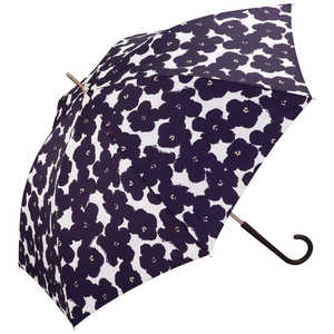 ワールドパーティー 雨傘 長傘 ハナプリント Wpc. [ 晴雨兼用傘 / 58cm ] ネイビー 7620-07-001