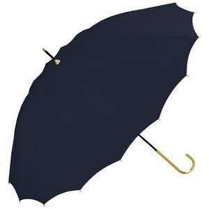 ワールドパーティー 雨傘 長傘 16本骨ソリッド [ 晴雨兼用傘 / 55cm ] ネイビー 5559-01-001